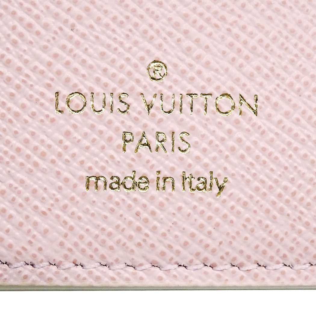 LOUIS VUITTON ルイ・ヴィトン ポルトフォイユ・ヴィクトリーヌ 三つ折り財布 ダミエ アズール アイボリー N64022 ダミエアズールキャンバス レディース 【中古】