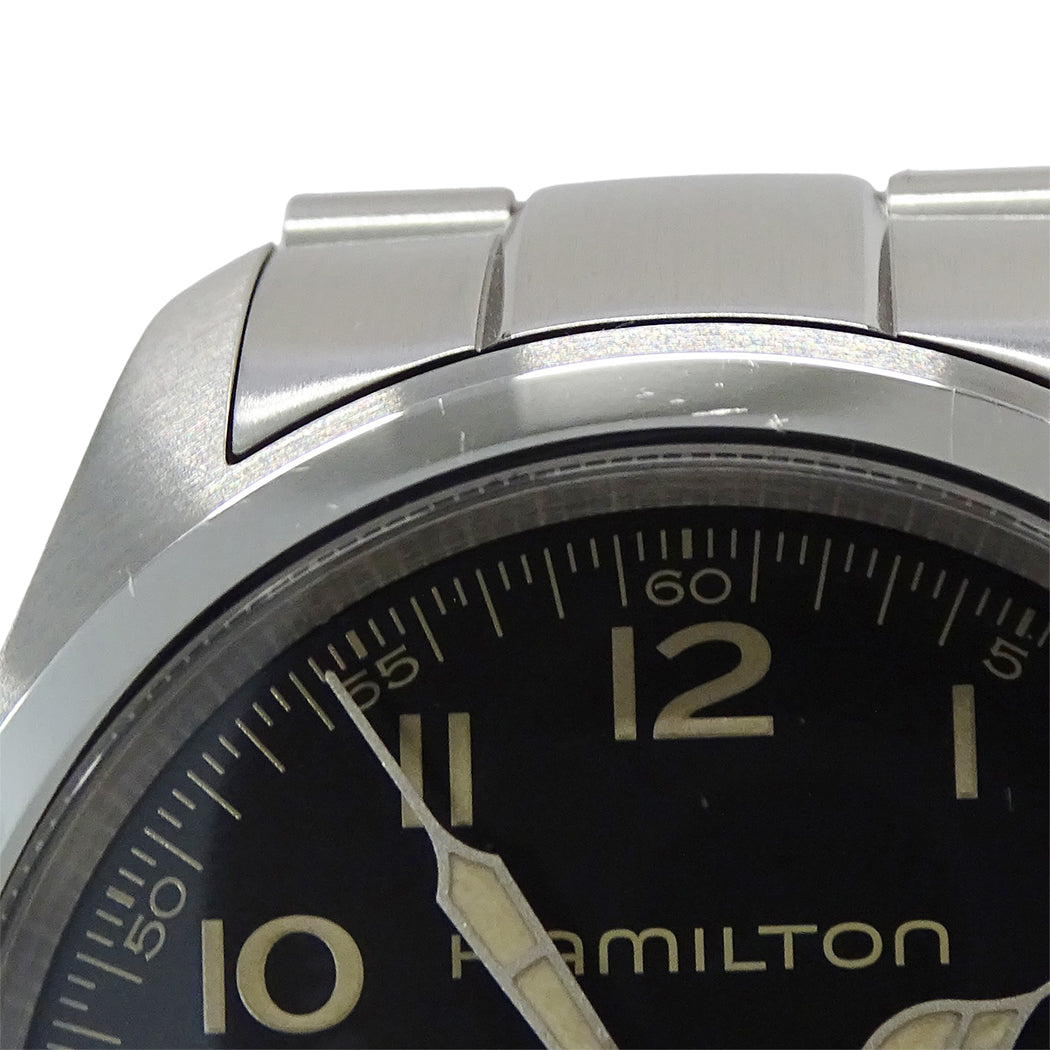 HAMILTON ハミルトン カーキ フィールド マーフ H704050 メンズ 腕時計 デイト 自動巻き SS【中古】