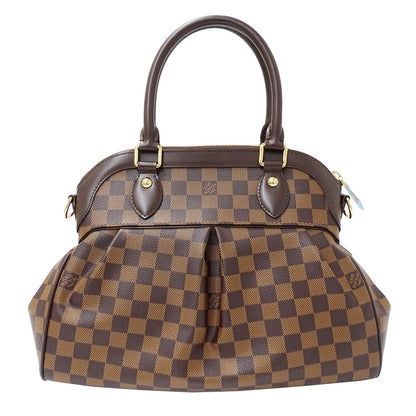 LOUIS VUITTON ルイ・ヴィトン トレヴィPM 2wayバッグ ダミエ エベヌ ブラウン N51997 ダミエキャンバス レディース 【中古】