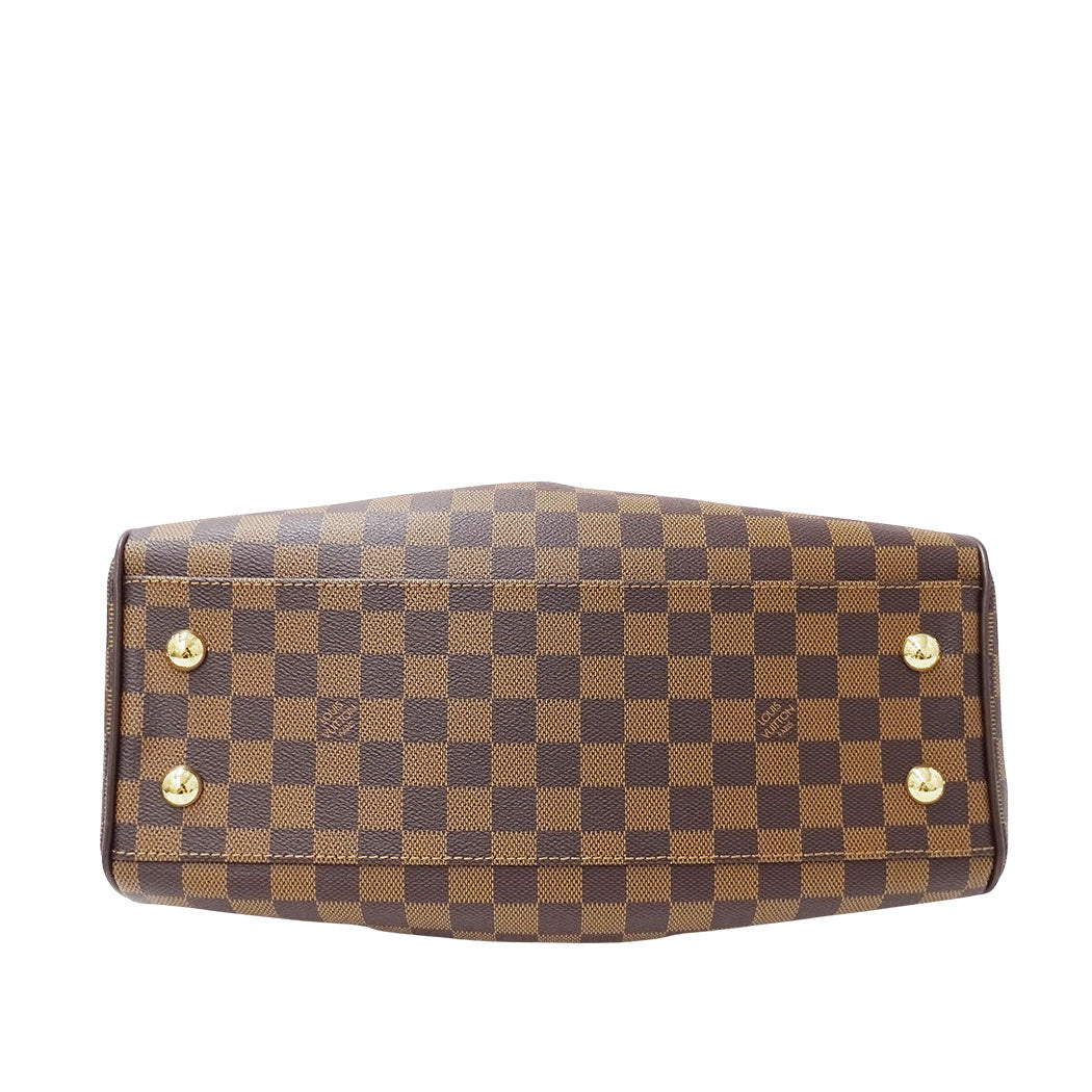 LOUIS VUITTON ルイ・ヴィトン トレヴィPM 2wayバッグ ダミエ エベヌ ブラウン N51997 ダミエキャンバス レディース 【中古】
