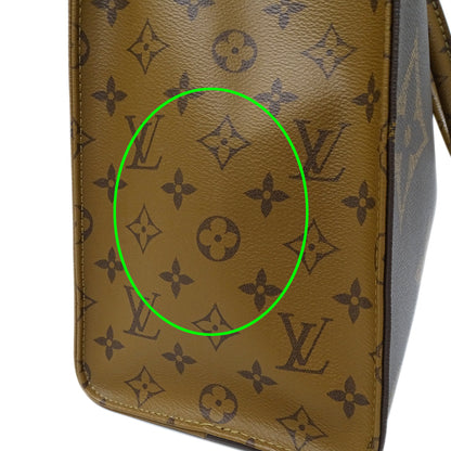 LOUIS VUITTON ルイ・ヴィトン オンザゴー MM トートバッグ 2way モノグラム ジャイアント リバース M45321 レディース 【中古】
