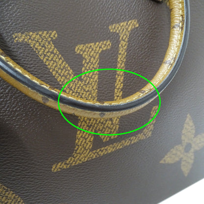 LOUIS VUITTON ルイ・ヴィトン オンザゴー MM トートバッグ 2way モノグラム ジャイアント リバース M45321 レディース 【中古】