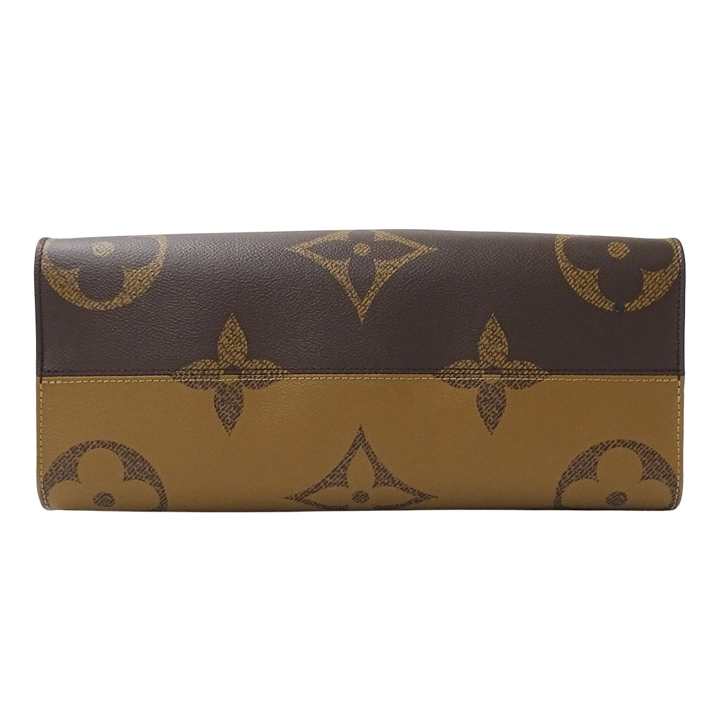 LOUIS VUITTON ルイ・ヴィトン オンザゴー MM トートバッグ 2way モノグラム ジャイアント リバース M45321 レディース 【中古】