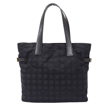 CHANEL シャネル トートバッグ ニュートラベル トートGM ブラック ゴールド金具 ナイロン レディース 【中古】