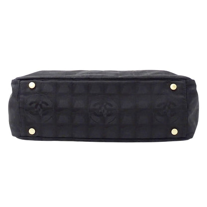 CHANEL シャネル トートバッグ ニュートラベル トートGM ブラック ゴールド金具 ナイロン レディース 【中古】