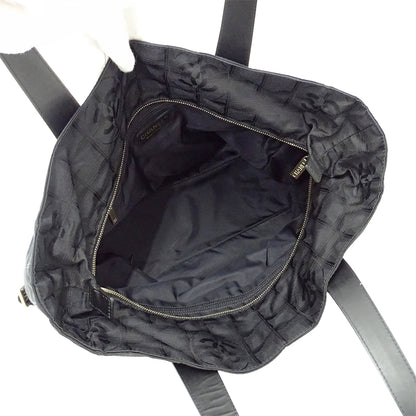 CHANEL シャネル トートバッグ ニュートラベル トートGM ブラック ゴールド金具 ナイロン レディース 【中古】