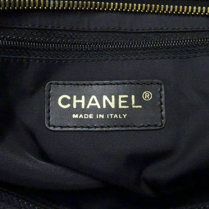 CHANEL シャネル トートバッグ ニュートラベル トートGM ブラック ゴールド金具 ナイロン レディース 【中古】
