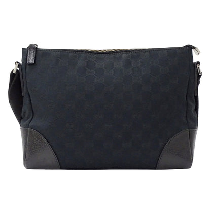GUCCI グッチ ショルダーバッグ ブラック 114273 GGキャンバス レディース 【中古】
