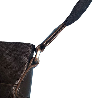 エム・シー・エム MCM ショルダーバッグ ブラック レザー メンズ 【中古】