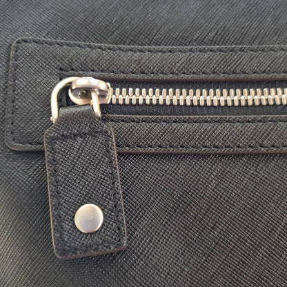 エム・シー・エム MCM ショルダーバッグ ブラック レザー メンズ 【中古】
