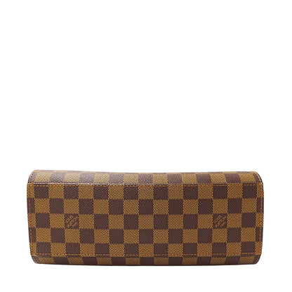 LOUIS VUITTON ルイ・ヴィトン トリアナ ハンドバッグ ダミエ エベヌ ブラウン N51155 ダミエキャンバス レディース 【中古】