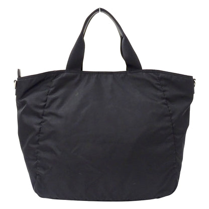 PRADA プラダ 2wayバッグ ブラック ナイロン レディース 【中古】
