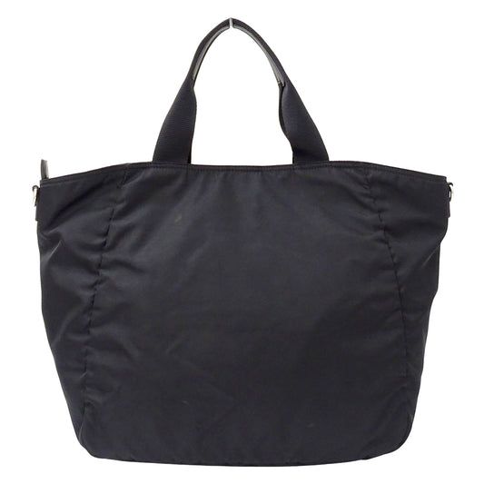 PRADA プラダ 2wayバッグ ブラック ナイロン レディース 【中古】