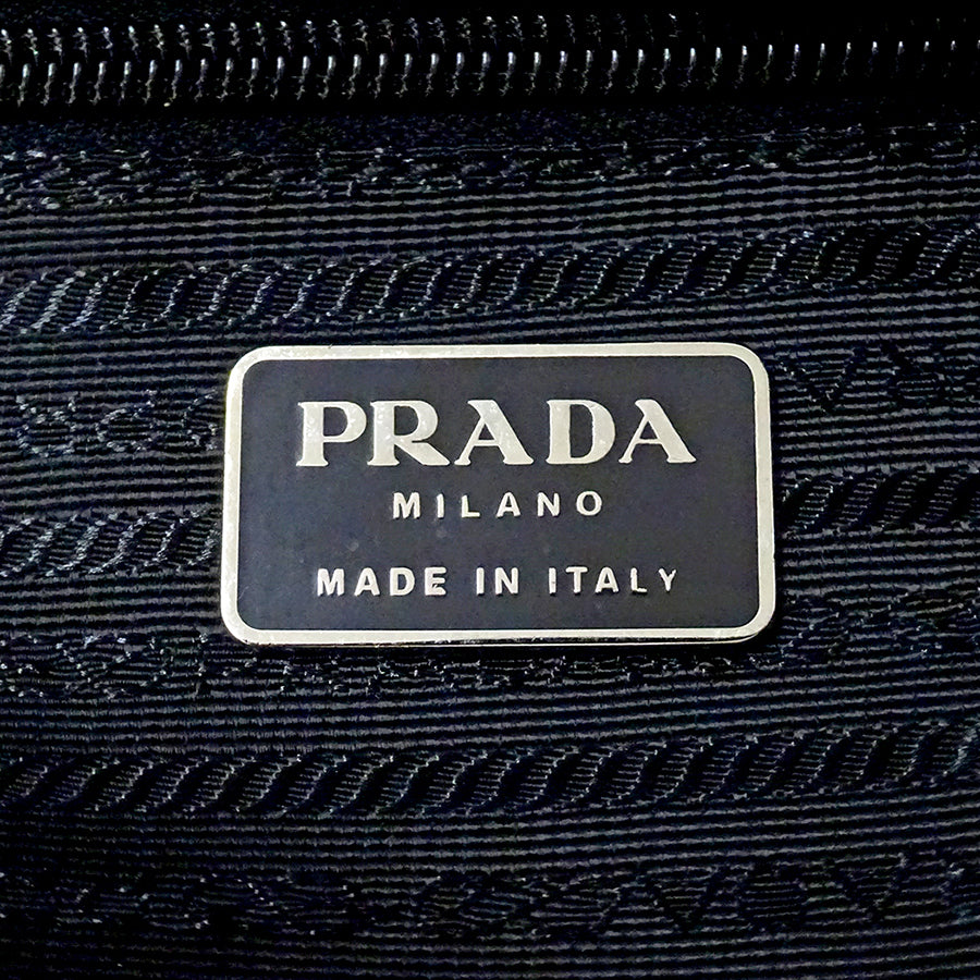 PRADA プラダ 2wayバッグ ブラック ナイロン レディース 【中古】