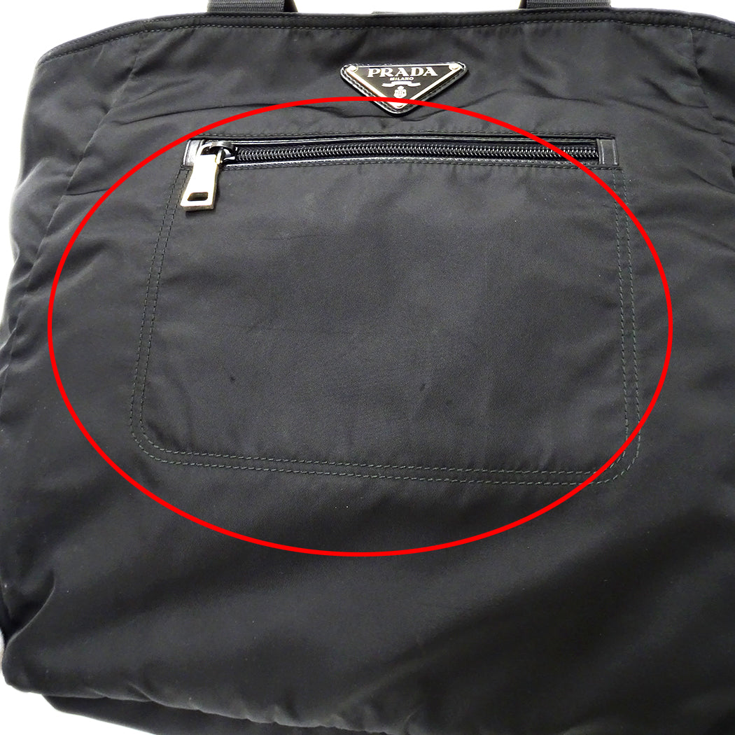 PRADA プラダ 2wayバッグ ブラック ナイロン レディース 【中古】