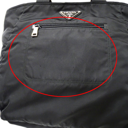 PRADA プラダ 2wayバッグ ブラック ナイロン レディース 【中古】