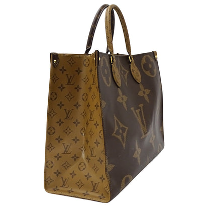 LOUIS VUITTON ルイ・ヴィトン オンザゴー GM トートバッグ モノグラム ジャイアント リバース M44576 レディース 【中古】