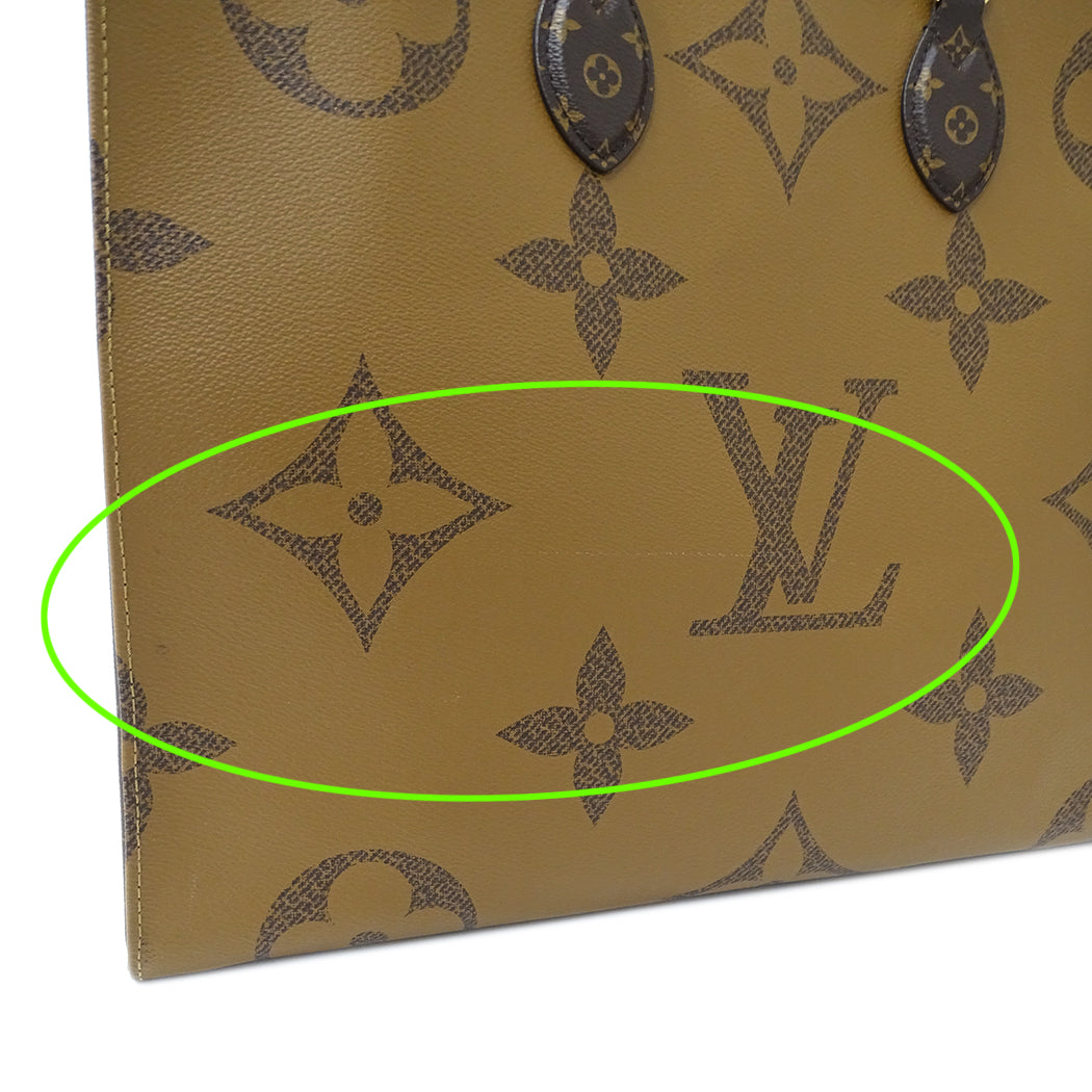 LOUIS VUITTON ルイ・ヴィトン オンザゴー GM トートバッグ モノグラム ジャイアント リバース M44576 レディース 【中古】