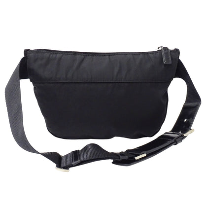 PRADA プラダ ボディ・ウエストバッグ ブラック BM0010 ナイロン レディース メンズ 【中古】