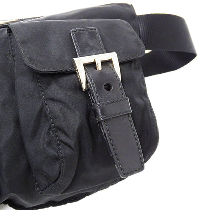 PRADA プラダ ボディ・ウエストバッグ ブラック BM0010 ナイロン レディース メンズ 【中古】