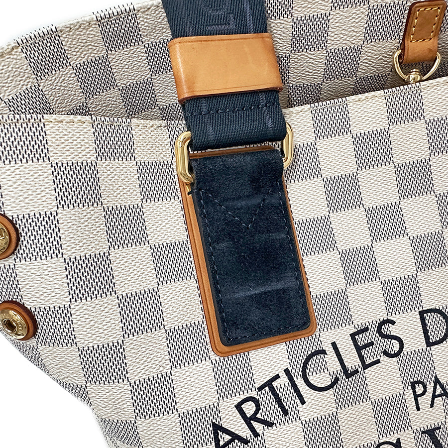 LOUIS VUITTON ルイ・ヴィトン プランソレイユ カバPM トートバッグ ダミエ アズール N41179 レディース 【中古】
