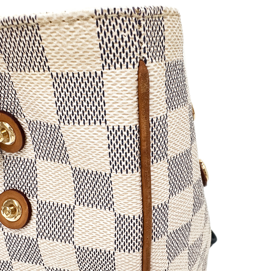 LOUIS VUITTON ルイ・ヴィトン プランソレイユ カバPM トートバッグ ダミエ アズール N41179 レディース 【中古】