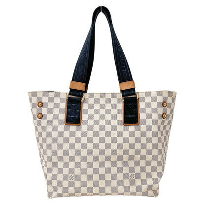 LOUIS VUITTON ルイ・ヴィトン プランソレイユ カバPM トートバッグ ダミエ アズール N41179 レディース 【中古】