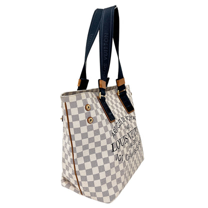 LOUIS VUITTON ルイ・ヴィトン プランソレイユ カバPM トートバッグ ダミエ アズール N41179 レディース 【中古】