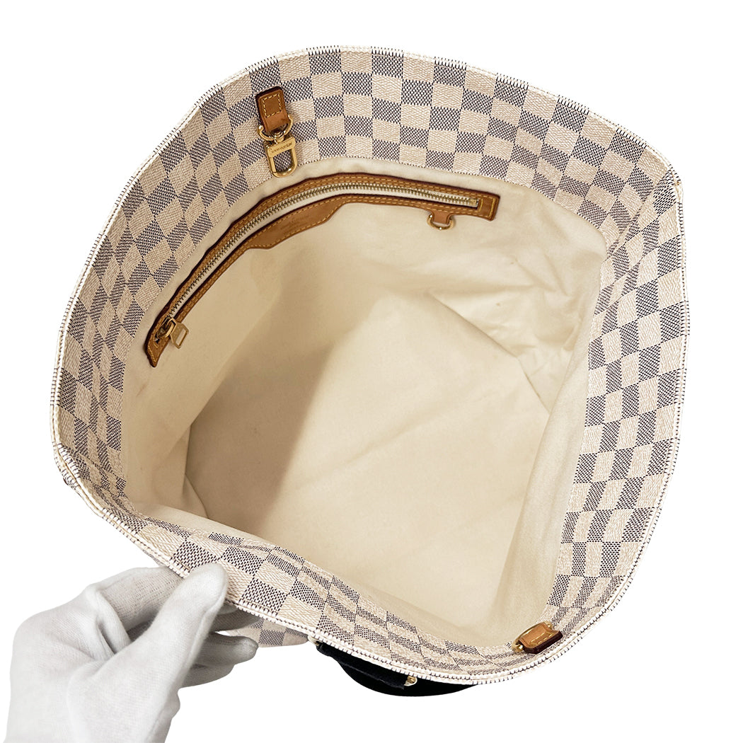 LOUIS VUITTON ルイ・ヴィトン プランソレイユ カバPM トートバッグ ダミエ アズール N41179 レディース 【中古】