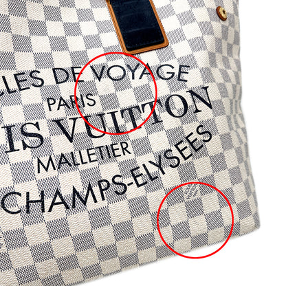 LOUIS VUITTON ルイ・ヴィトン プランソレイユ カバPM トートバッグ ダミエ アズール N41179 レディース 【中古】