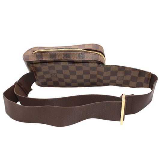 LOUIS VUITTON ルイ・ヴィトン ジェロニモス ボディ・ウエストバッグ ダミエ ダミエエベヌ N51994 ダミエキャンバス メンズ 【中古】