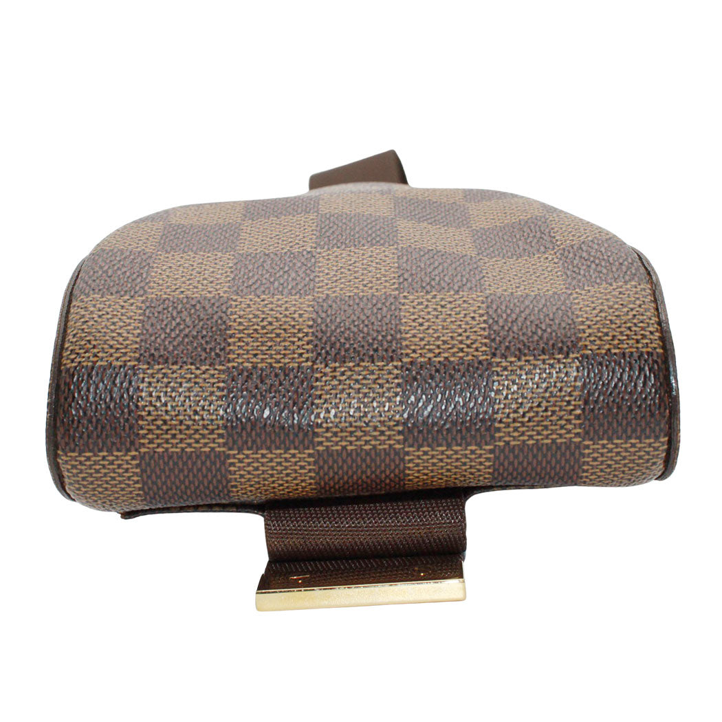 LOUIS VUITTON ルイ・ヴィトン ジェロニモス ボディ・ウエストバッグ ダミエ ダミエエベヌ N51994 ダミエキャンバス メンズ 【中古】