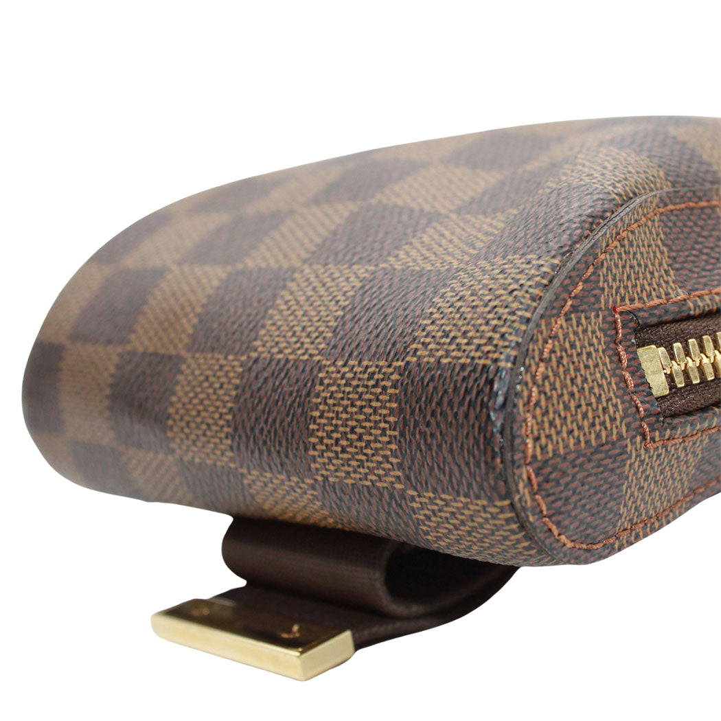 LOUIS VUITTON ルイ・ヴィトン ジェロニモス ボディ・ウエストバッグ ダミエ ダミエエベヌ N51994 ダミエキャンバス メンズ 【中古】