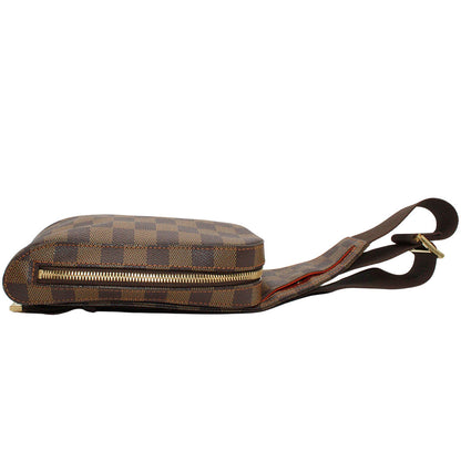 LOUIS VUITTON ルイ・ヴィトン ジェロニモス ボディ・ウエストバッグ ダミエ ダミエエベヌ N51994 ダミエキャンバス メンズ 【中古】