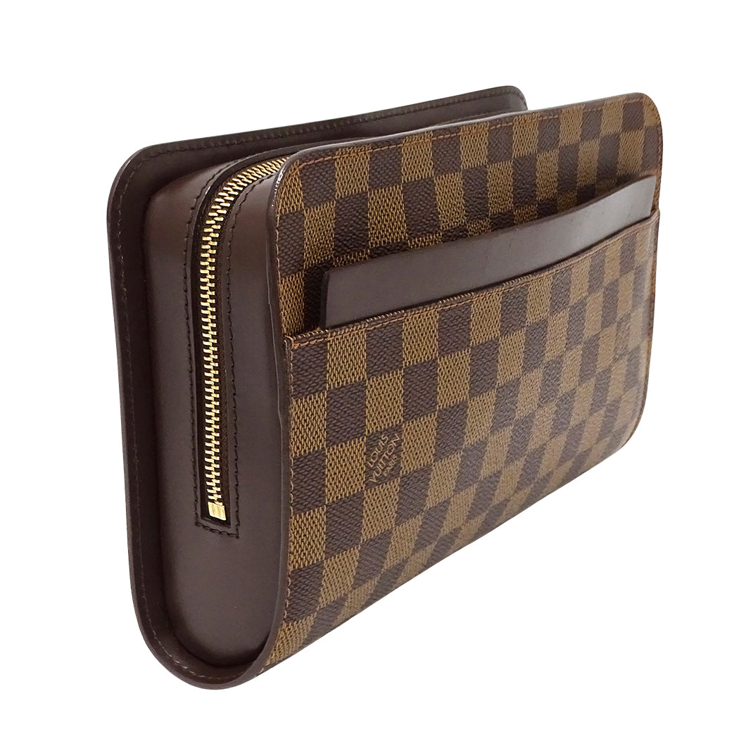 LOUIS VUITTON ルイ・ヴィトン サンルイ クラッチバッグ セカンドバッグ ダミエ N51993 メンズ 【中古】