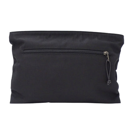 BALENCIAGA バレンシアガ キャンペーンロゴ クラッチバッグ セカンドバッグ ブラック 459745 ナイロン レディース メンズ 【中古】