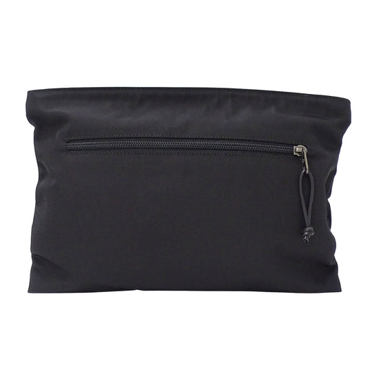 BALENCIAGA バレンシアガ キャンペーンロゴ クラッチバッグ セカンドバッグ ブラック 459745 ナイロン レディース メンズ 【中古】