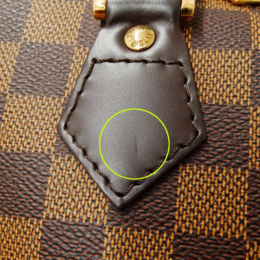 LOUIS VUITTON ルイ・ヴィトン アルマ ハンドバッグ ダミエ エベヌ ブラウン N51131 ダミエキャンバス レディース 【中古】