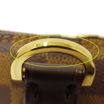 LOUIS VUITTON ルイ・ヴィトン アルマ ハンドバッグ ダミエ エベヌ ブラウン N51131 ダミエキャンバス レディース 【中古】