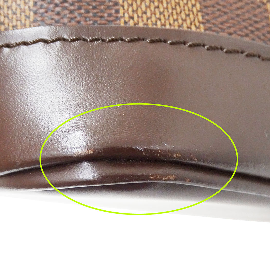 LOUIS VUITTON ルイ・ヴィトン アルマ ハンドバッグ ダミエ エベヌ ブラウン N51131 ダミエキャンバス レディース 【中古】
