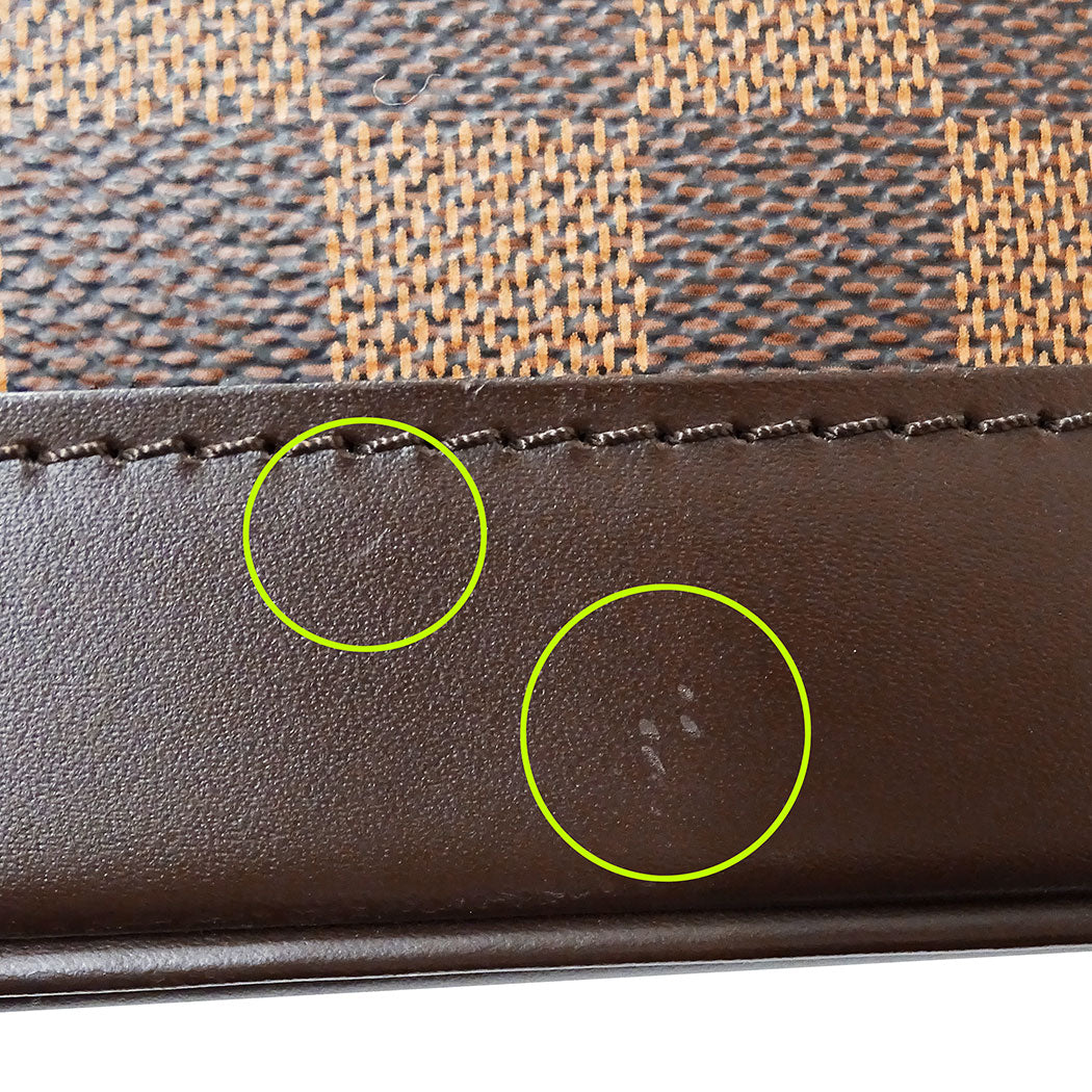 LOUIS VUITTON ルイ・ヴィトン アルマ ハンドバッグ ダミエ エベヌ ブラウン N51131 ダミエキャンバス レディース 【中古】