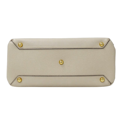 BURBERRY バーバリー 2wayバッグ ライトベージュ レザー レディース 【中古】