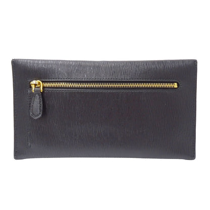 PRADA プラダ 長財布 ブラック 1MF175 レディース メンズ 【中古】