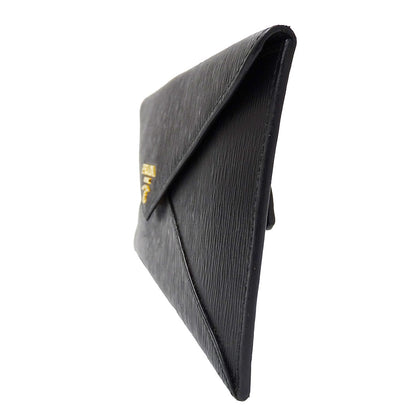 PRADA プラダ 長財布 ブラック 1MF175 レディース メンズ 【中古】