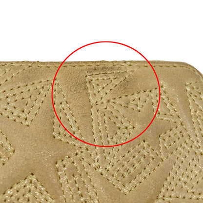 CHANEL シャネル コインケース ベージュ シルバー金具 レザー レディース 【中古】