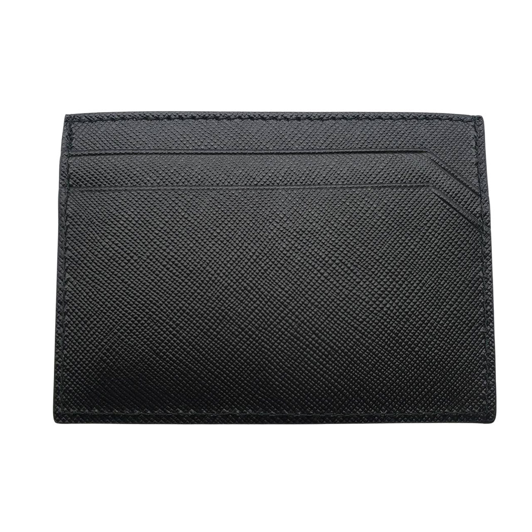 PRADA プラダ カードケース ブラック メンズ 【中古】