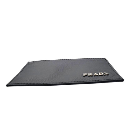 PRADA プラダ カードケース ブラック メンズ 【中古】