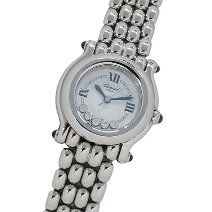 Chopard ショパール ハッピースポーツ 27/8250-23 レディース 腕時計 クオーツ QZ ステンレス ダイヤモンド 磨き済み【中古】
