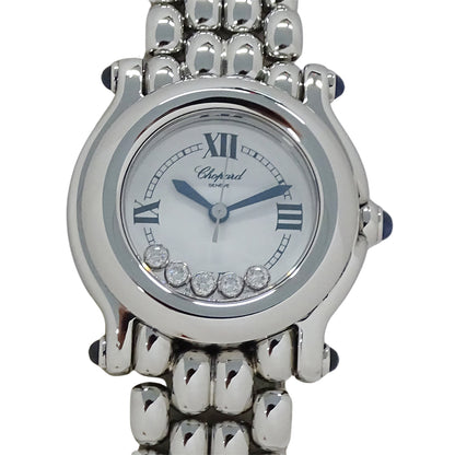 Chopard ショパール ハッピースポーツ 27/8250-23 レディース 腕時計 クオーツ QZ ステンレス ダイヤモンド 磨き済み【中古】