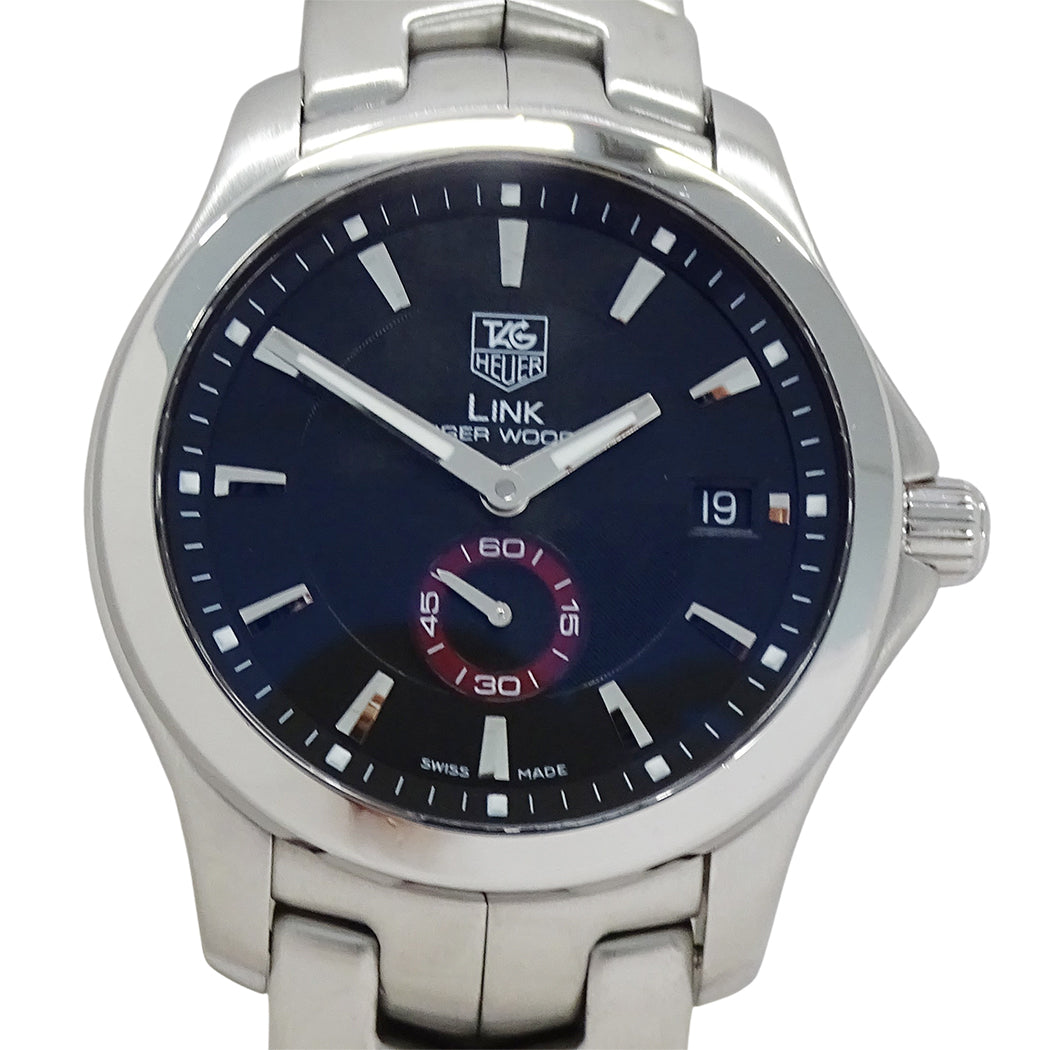 TAG Heuer タグホイヤー リンク タイガーウッズ WJ2110 BA0570 メンズ 腕時計 タイガーウッズ 8000本限定 自動巻き ステンレス 磨き済み【中古】